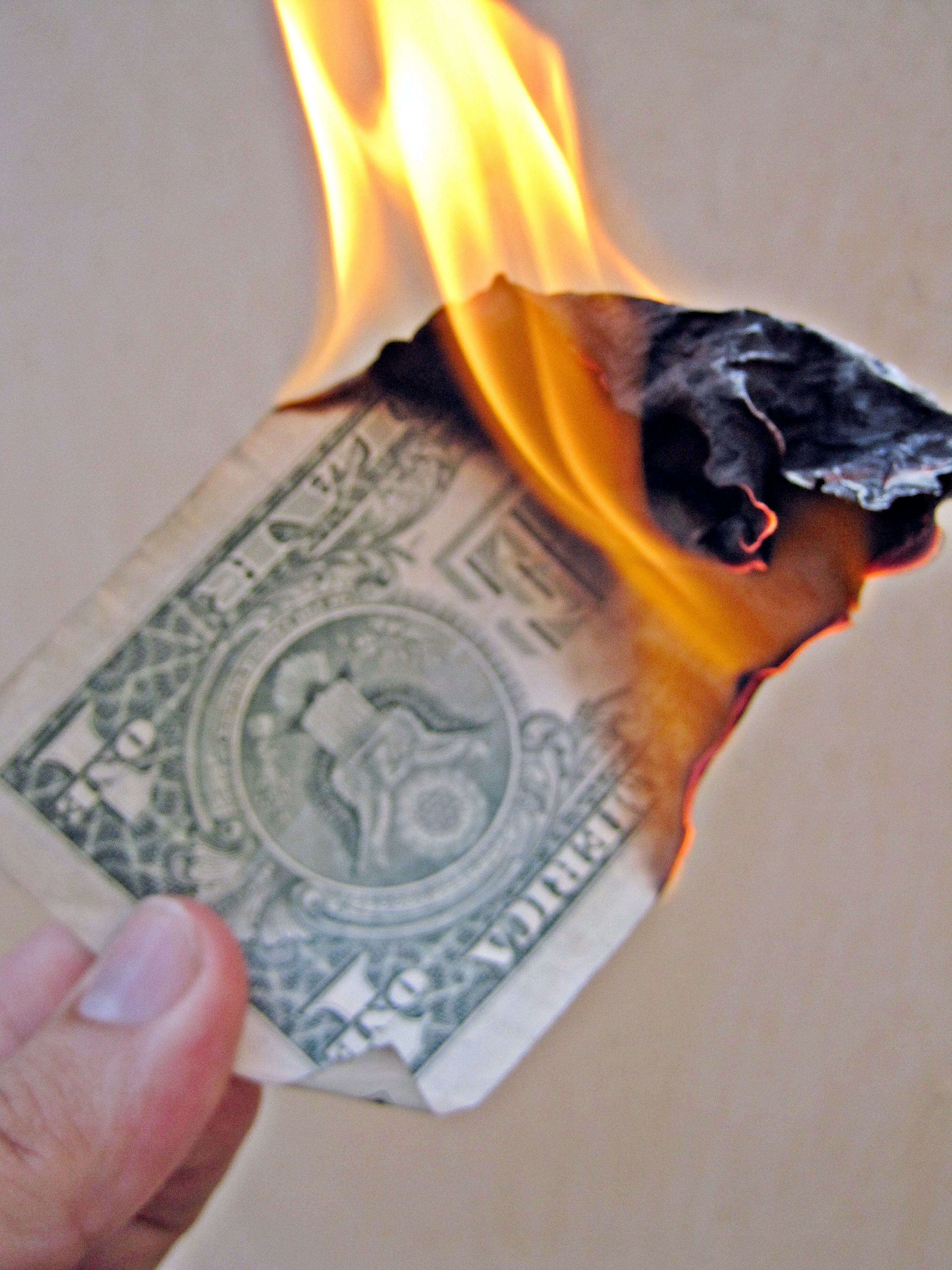 Burning Money Funding on Fire