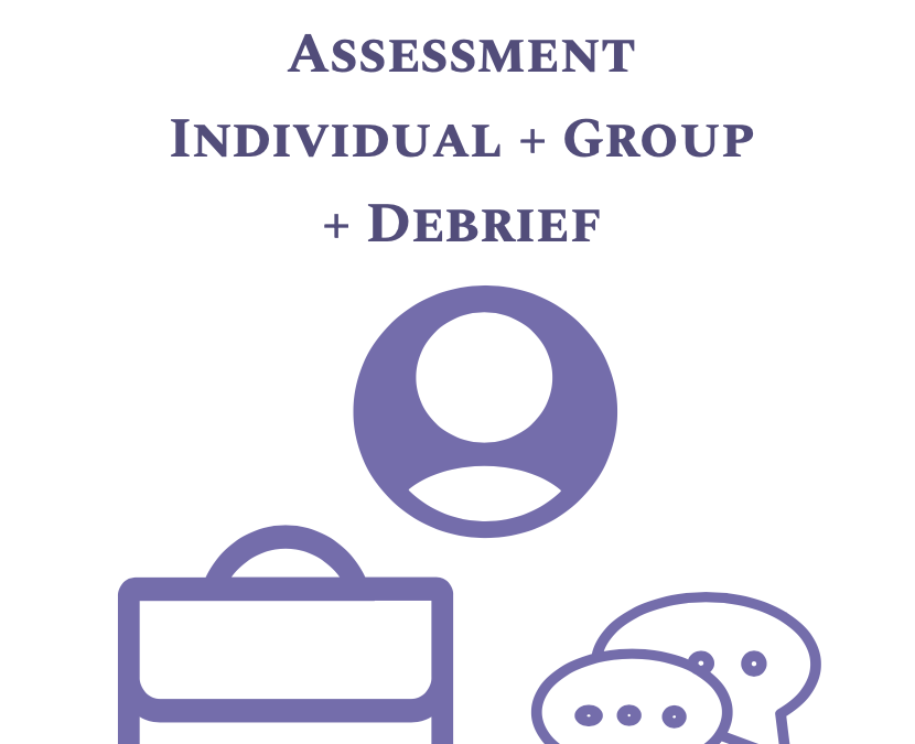 4 Individual Assessments + Vital 10 Group Assessment + CEO Debrief