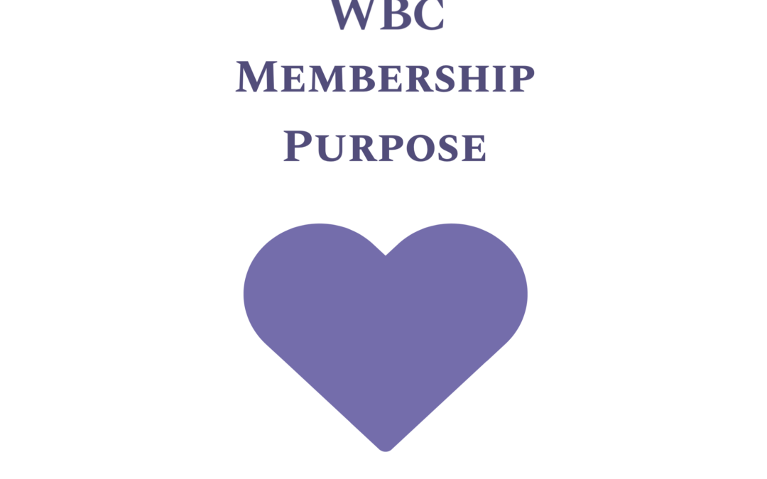 WBC Member Purpose